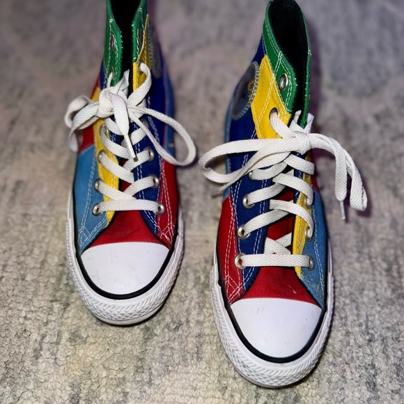 Converse Multicolor High-Top Sneakers - Picture 2 of 3
